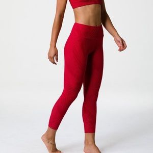 Onzie Red Selenite Leggings 7/8